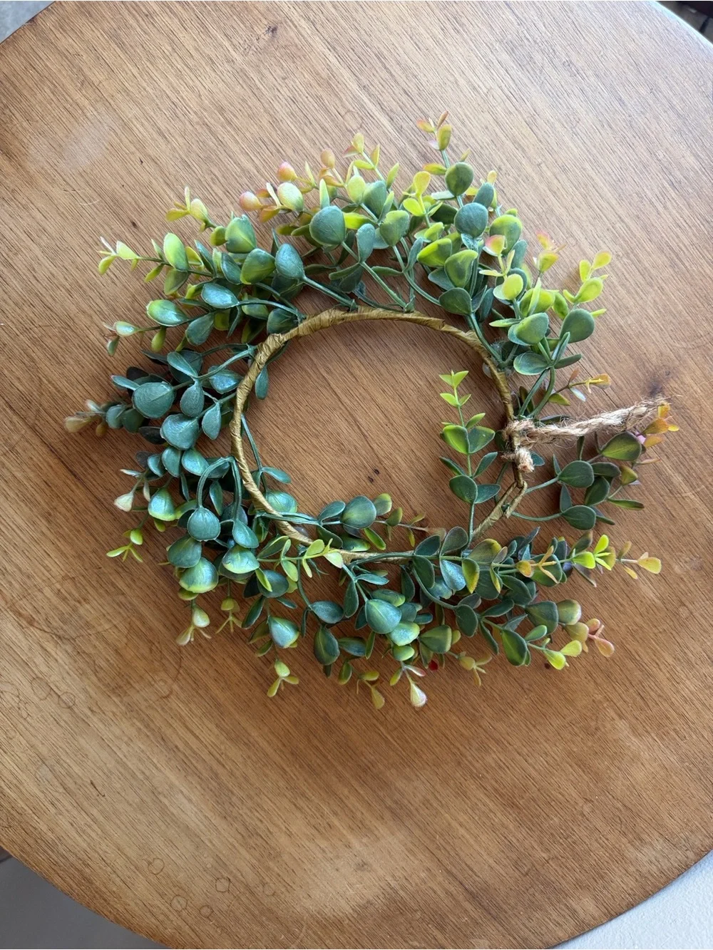 Target Green and Yellow Faux Boxwood Wreath Set